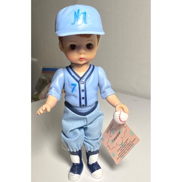 Madame Alexander Team Mates Baseball Doll Set Boy Girl McDonalds Sleepy Eyes - Picture 3 of 7